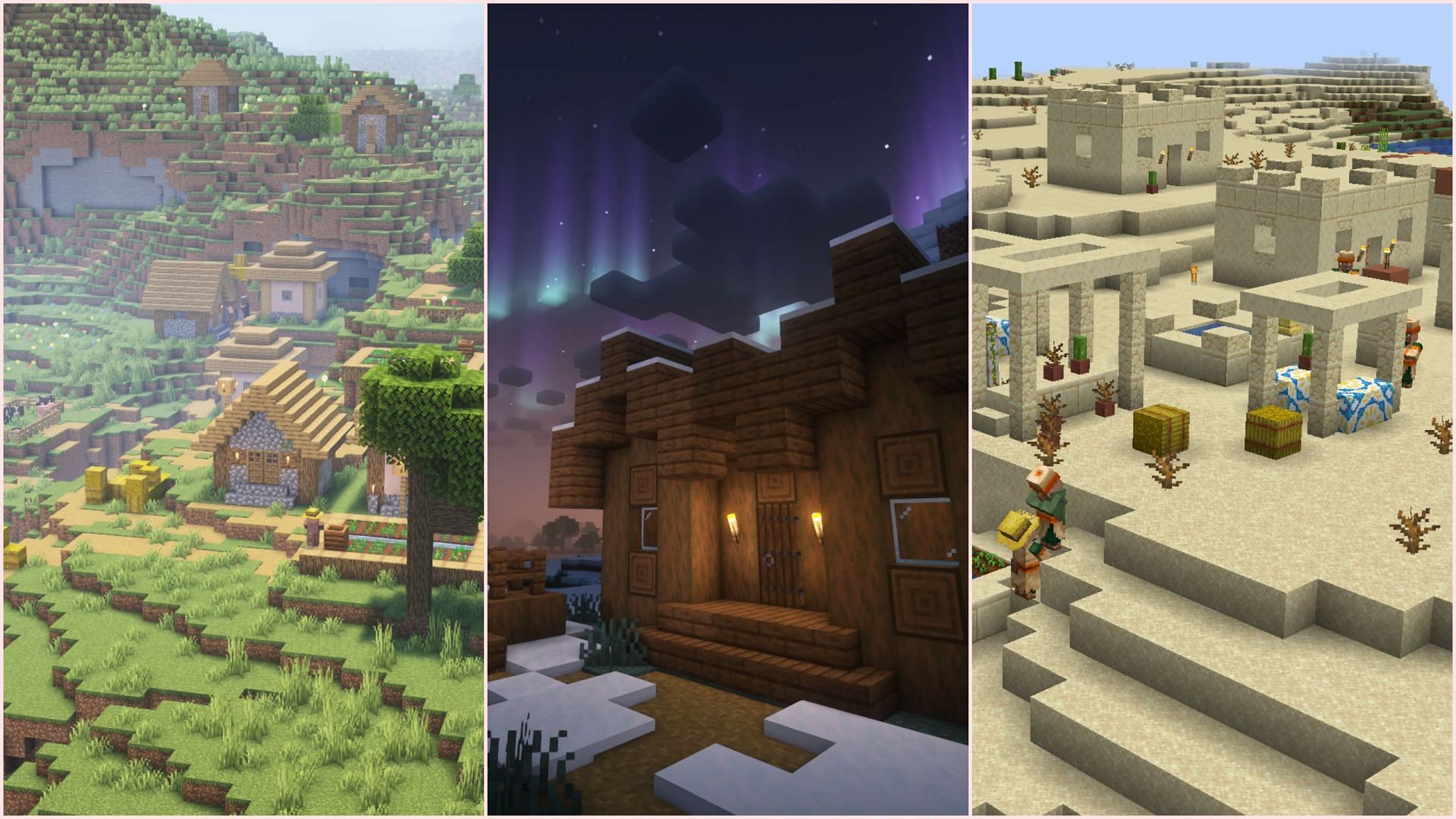 Librarians from different biomes will sell different enchanted books (Image via Sportskeeda Gaming || Mojang Studios)