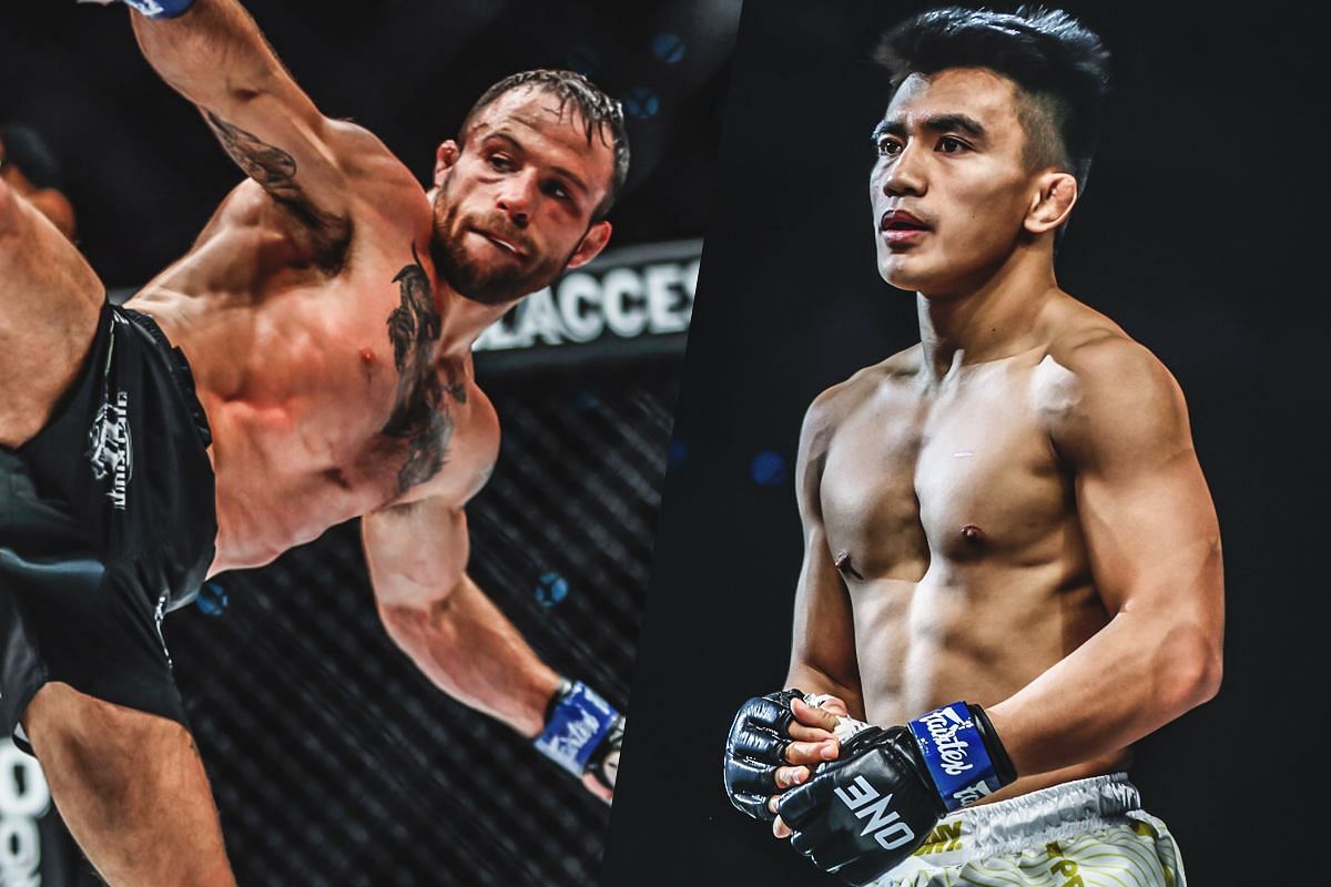 Jarred Brooks (left) Joshua Pacio (right) [Photo via: ONE Championship]