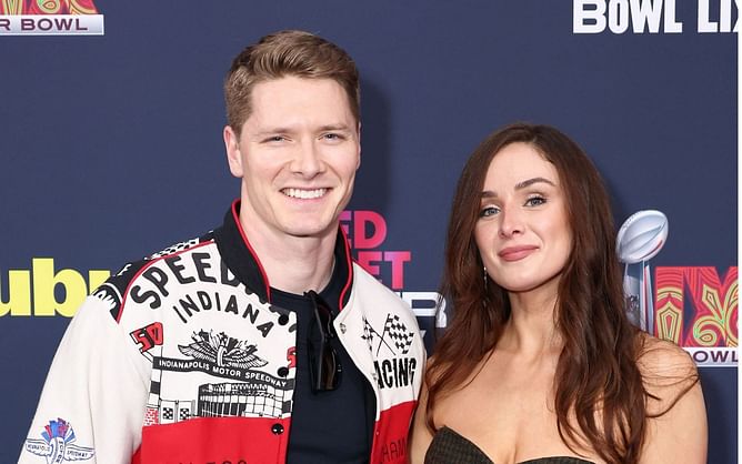 "Men you deserve this" - Josef Newgarden's wife Ashley shares hilarious turning of tables at Super Bowl stadium