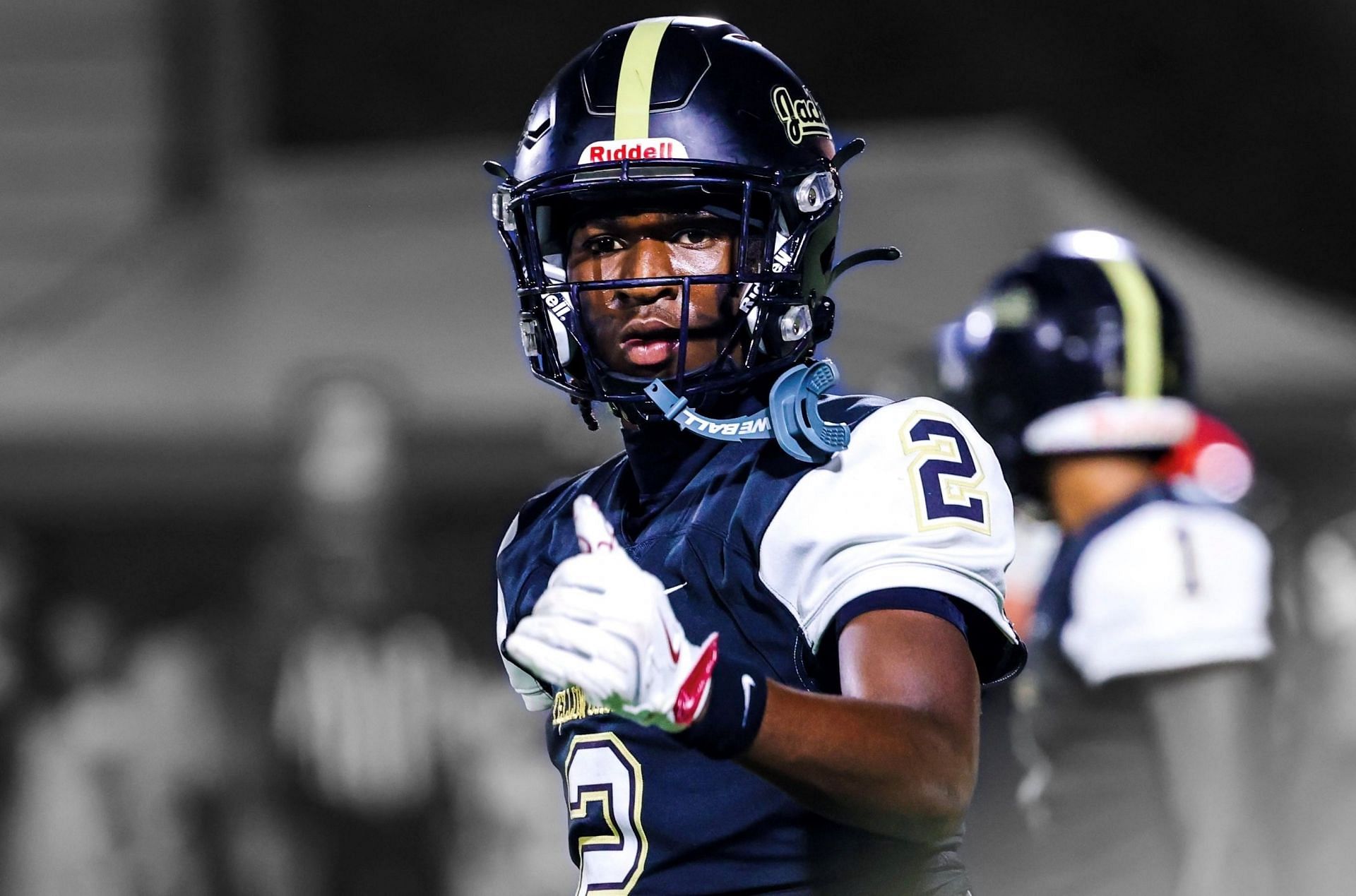 Sprayberry High School Defensive back Jorden Edmonds #2 during a game. Image via @JordenEdmonds on X 