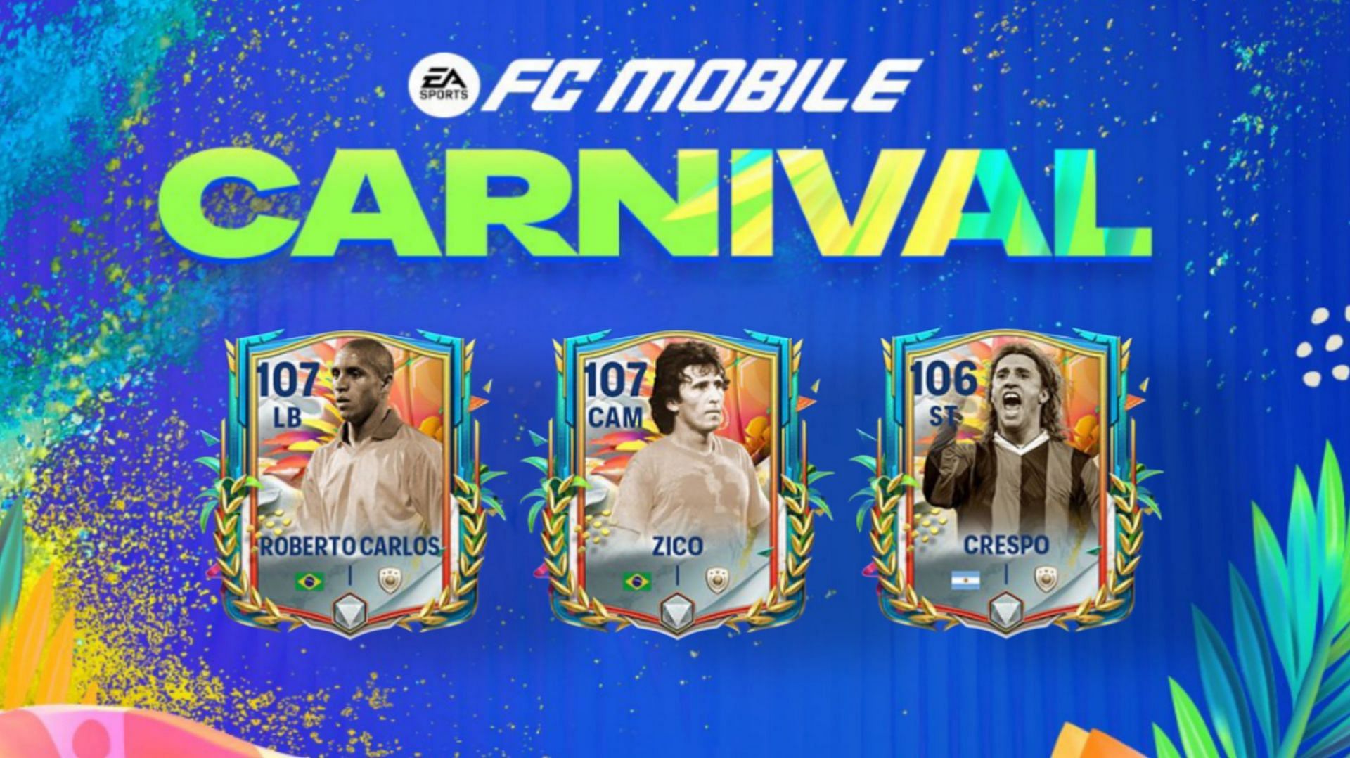 EA FC Mobile Carnival 2025 promo cards feature popular footballers (Image via EA Sports)