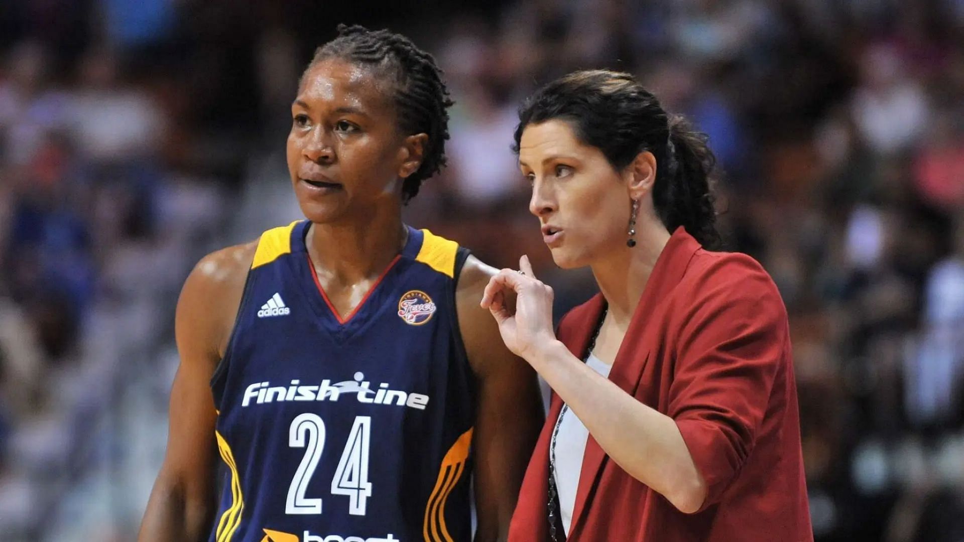 Fever coach Stephanie White beams with pride as WNBA highlights Tamika Catchings