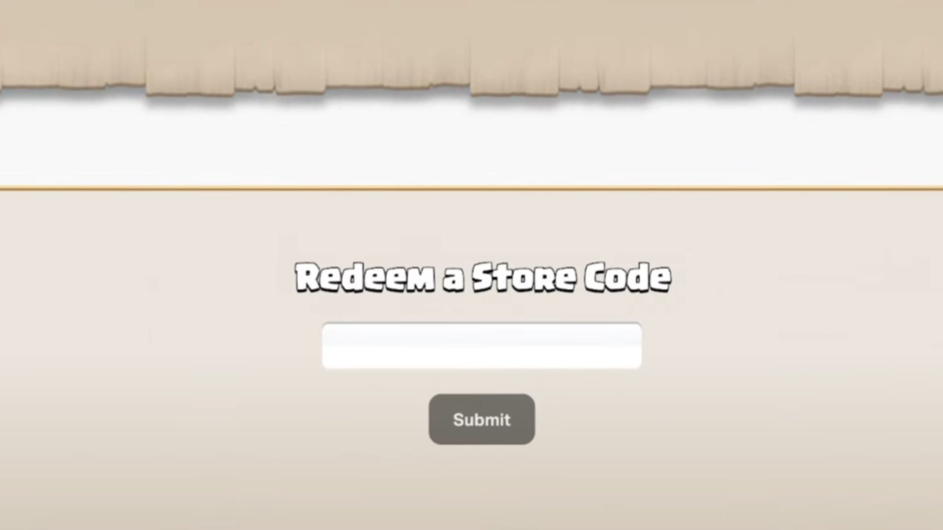 The offer redemption section (Image via Supercell)