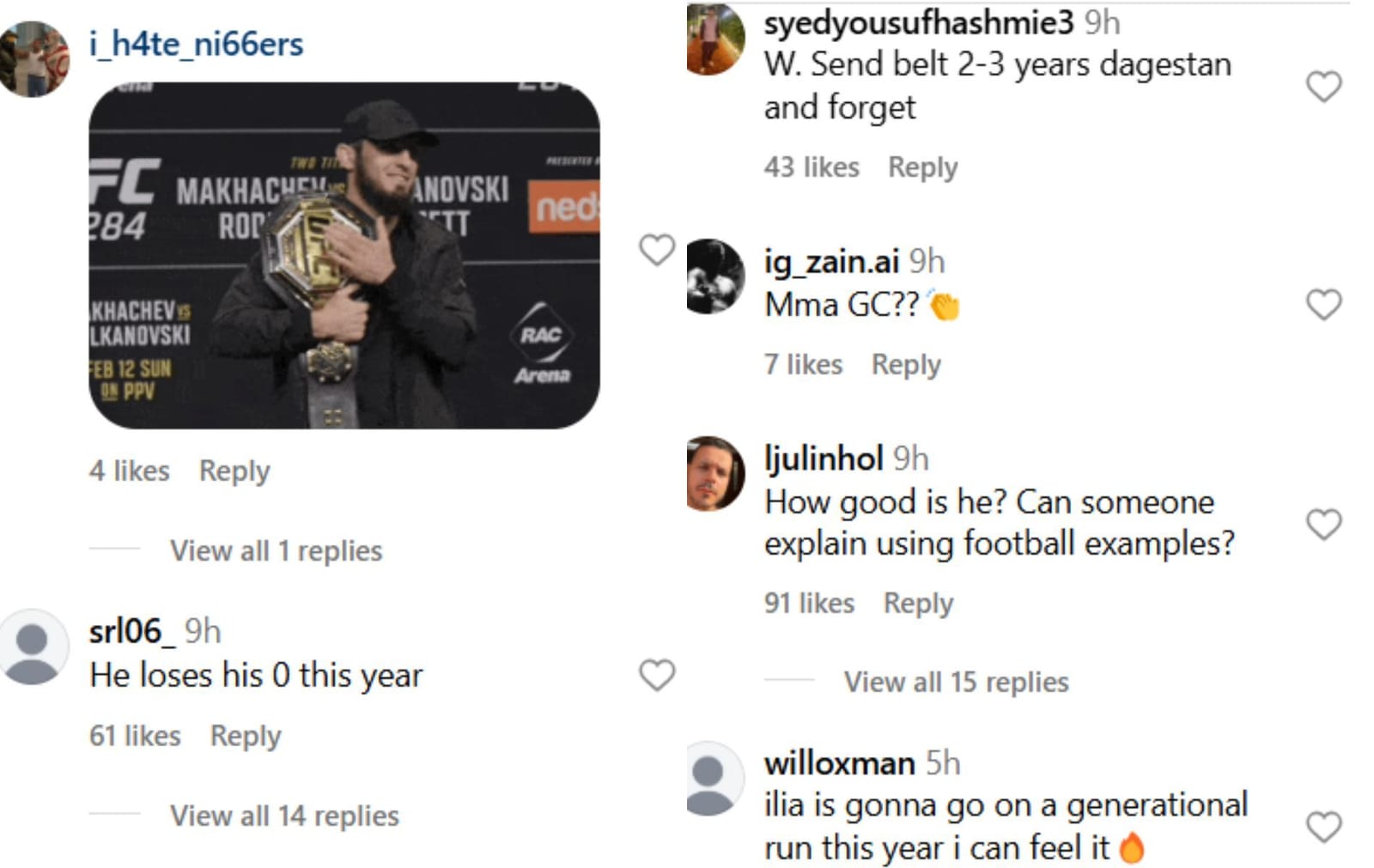 Send Belt 2 3 Years Dagestan And Forget Fans React As Ilia Topuria send belt 2 3 years dagestan and forget fans react as ilia topuria