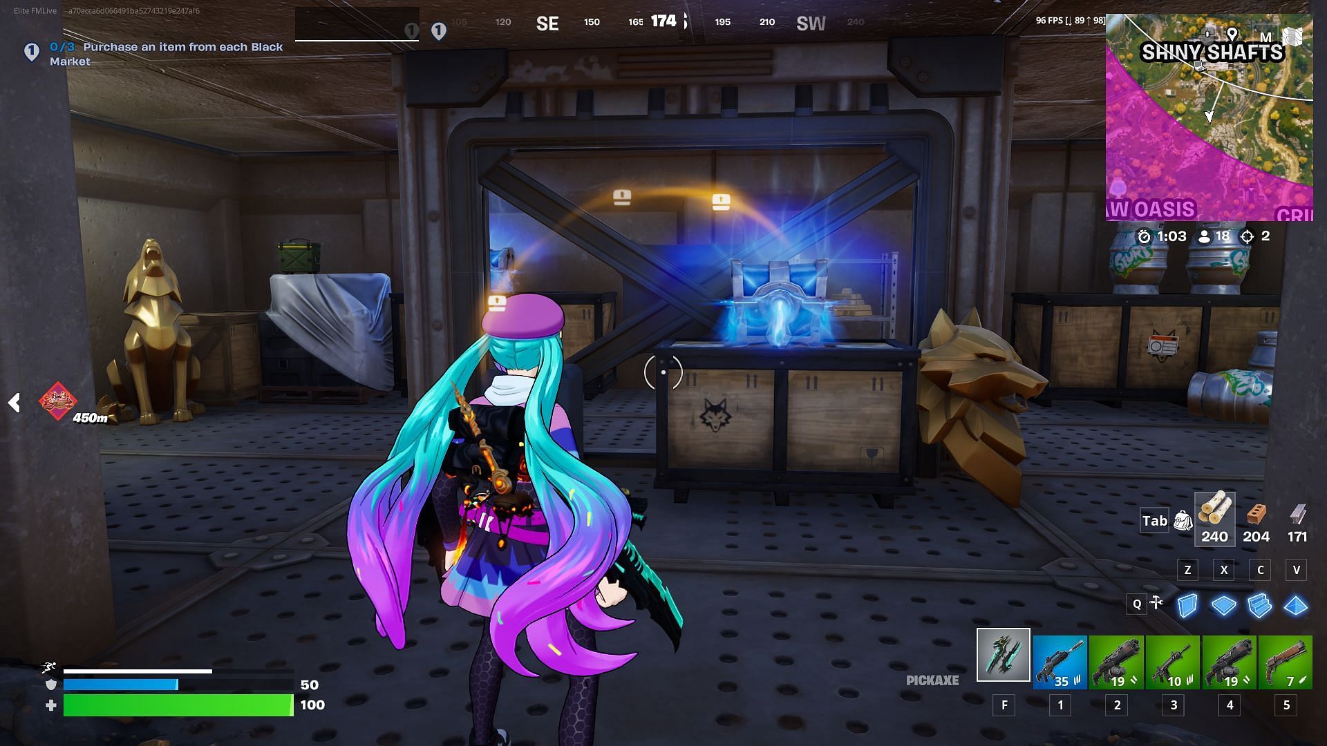 secret room at Shiny Shafts in Fortnite Chapter 6 Season 2