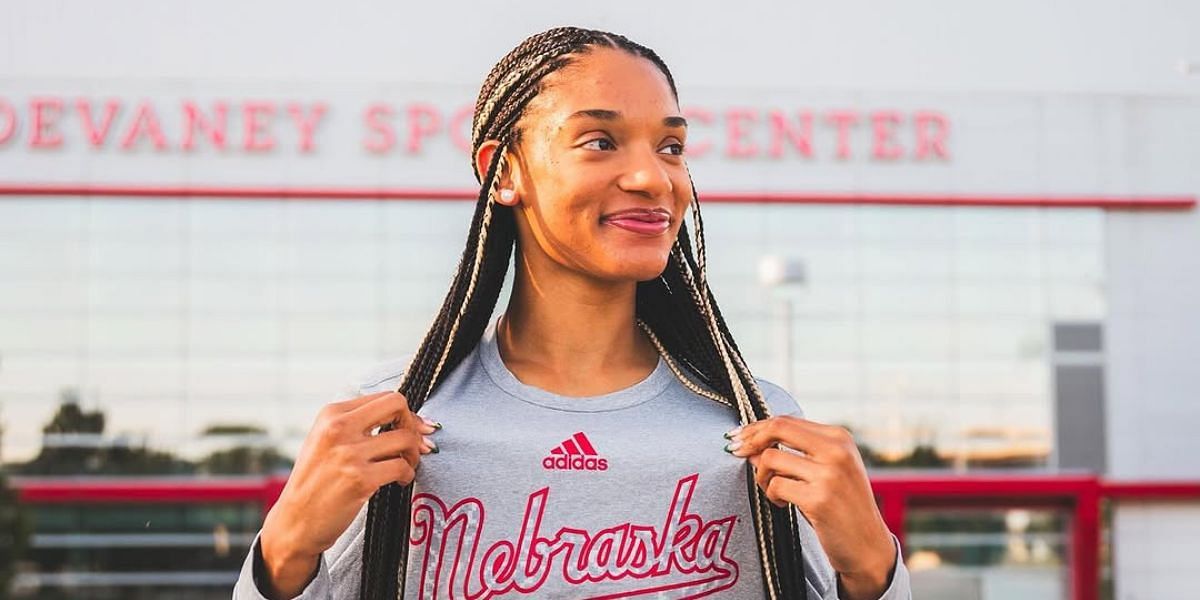 Taylor Landfair shares her reaction as program announces season opener. Credits - Instagram - Nebraska Volleyball (@huskervb)