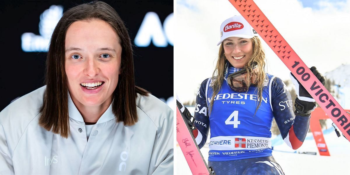 Iga Swiatek (L) &amp; Mikaela Shiffrin (R) [Image Source: Getty Images]