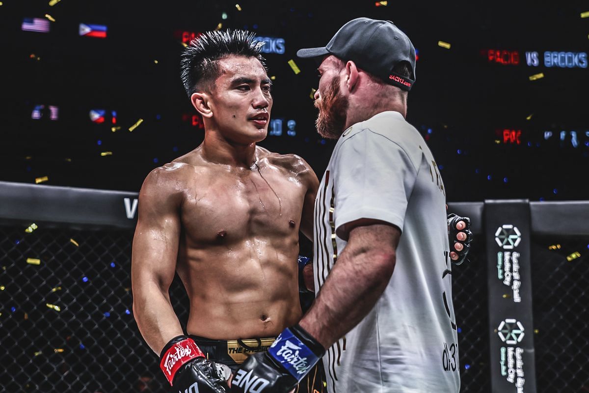 Joshua Pacio and Jarred Brooks | Image credit: ONE Championship