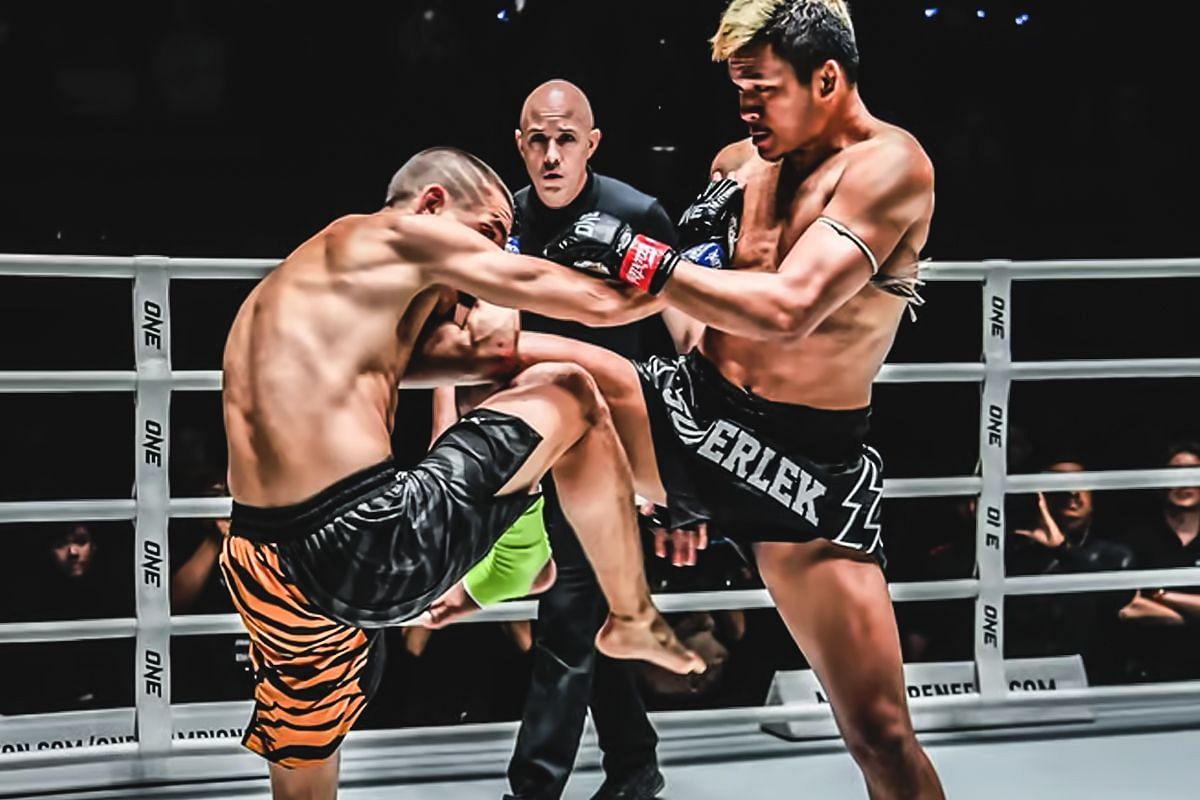 Tagir Khalilov (left), Superlek (right) [Photo via ONE Championship]