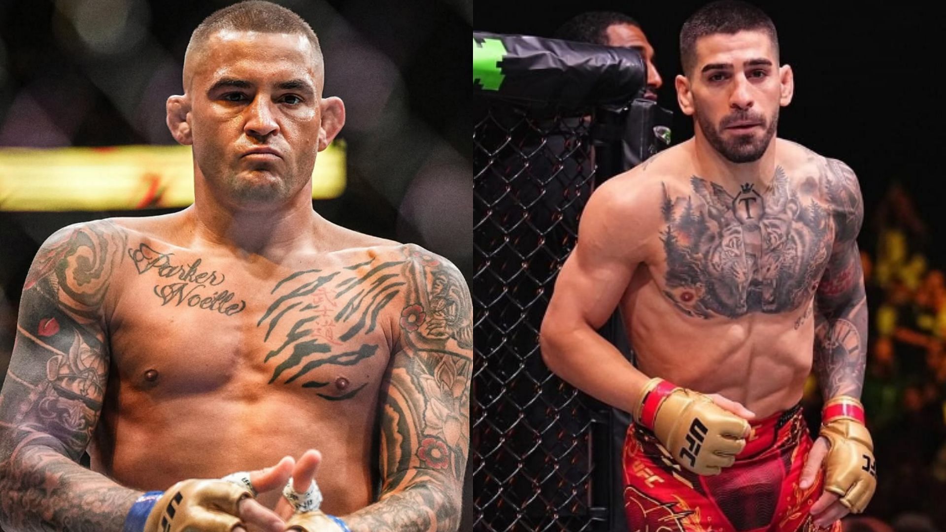 Ex-UFC fighter names scenario that could see Dustin Poirier (left) and Ilia Topuria (right) face-off [Images courtesy of @dustinpoirier &amp; @iliatopuria on Instagram]