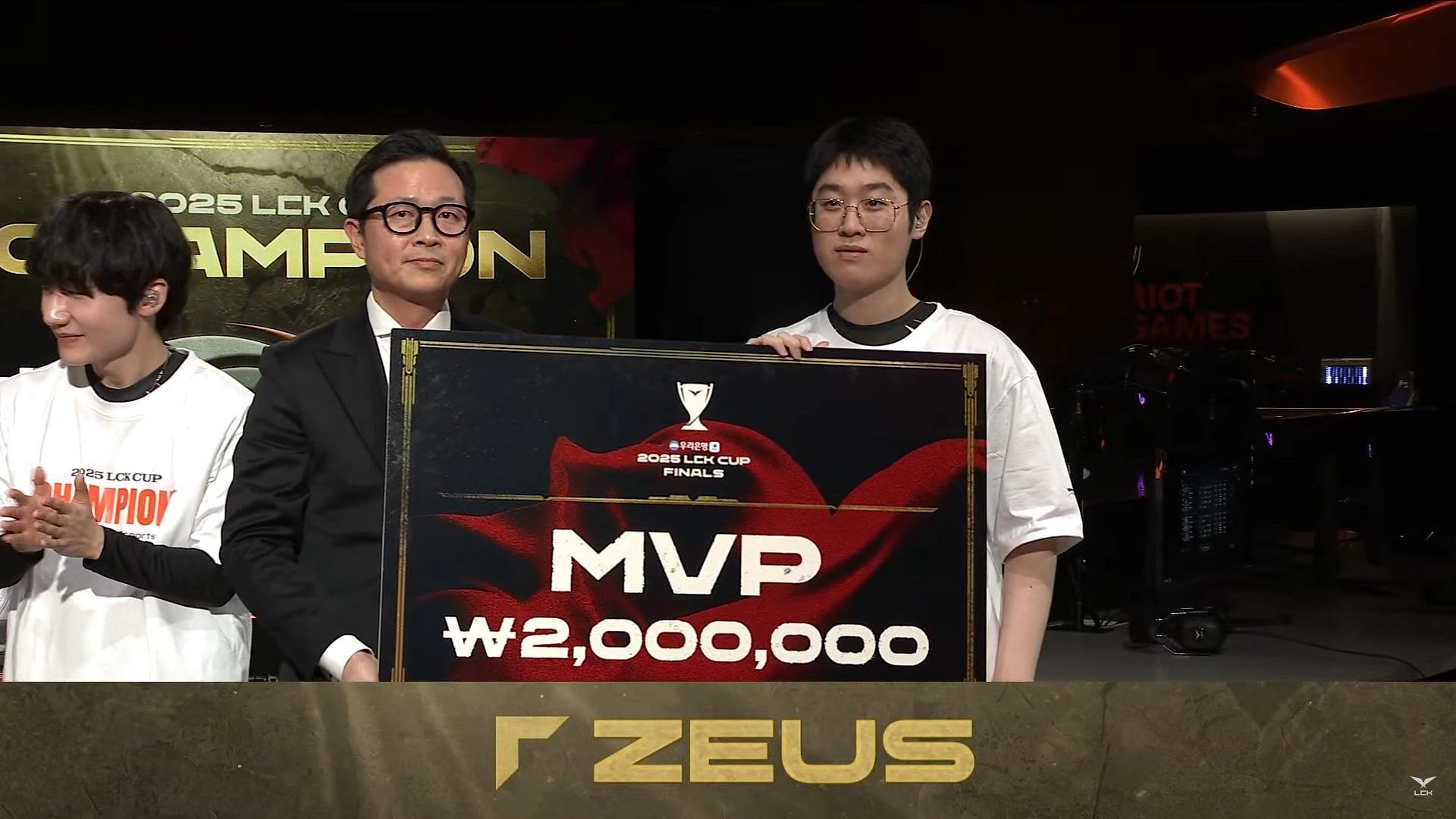 Zeus secures the LCK Cup 2025 Finals MVP after great Aatrox and Gwen performances (Image via LCK)