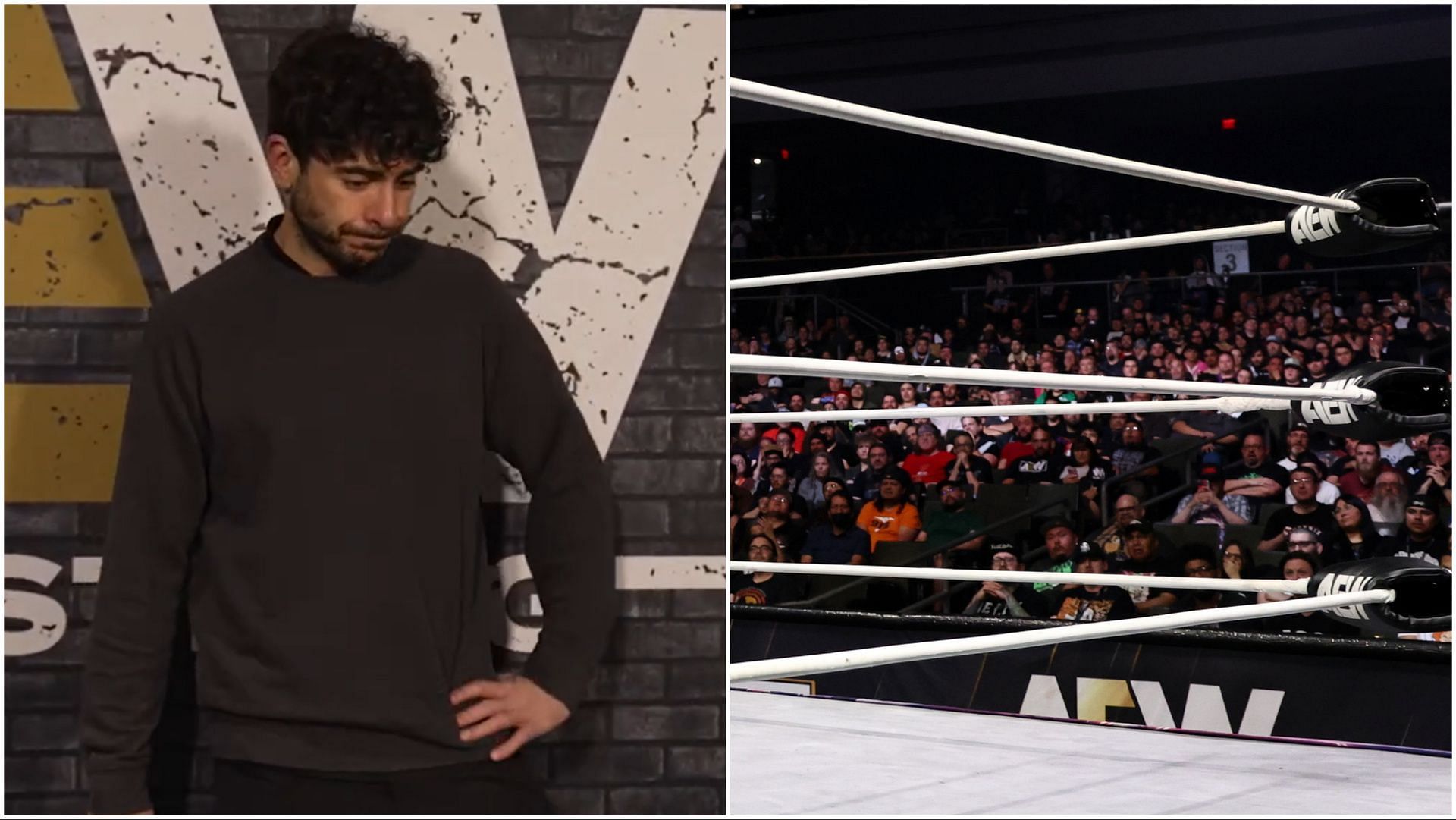 AEW President Tony Khan, fans attend AEW Collision