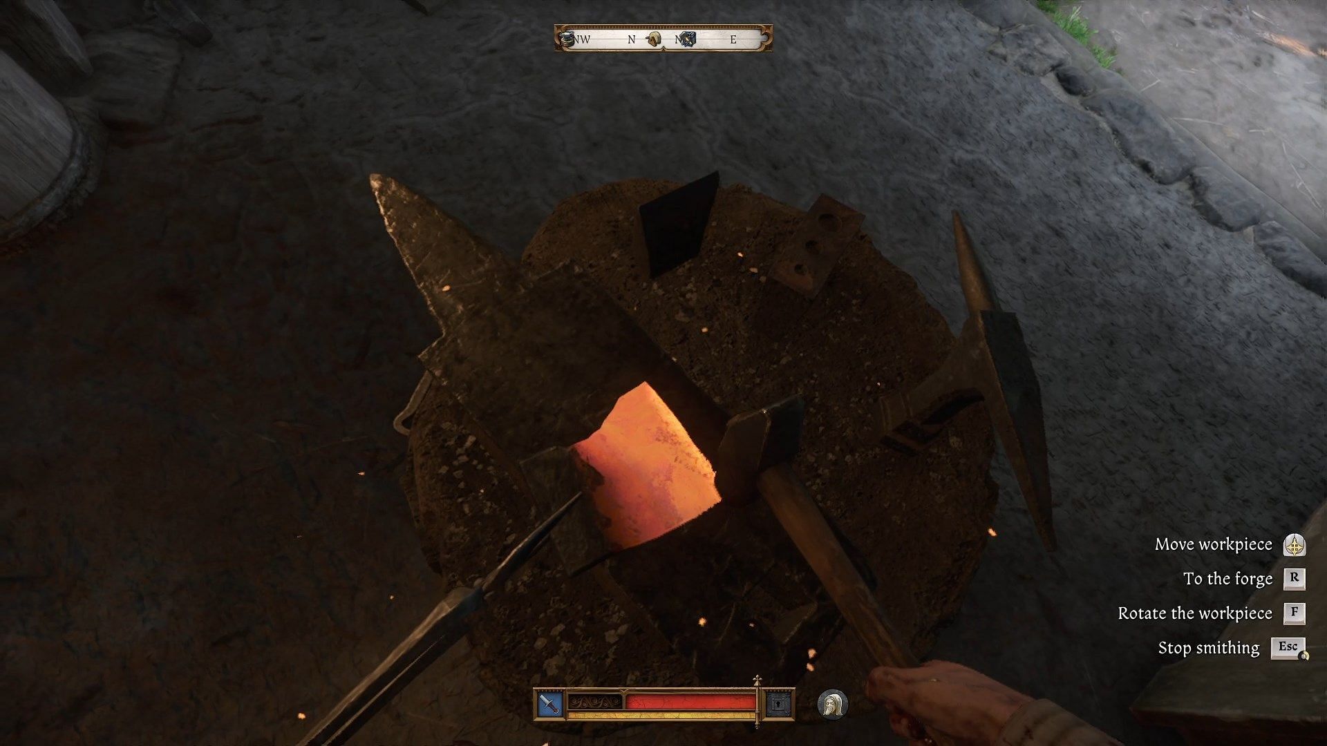 You must repair the broken axe from the story (Image via Deep Silver)