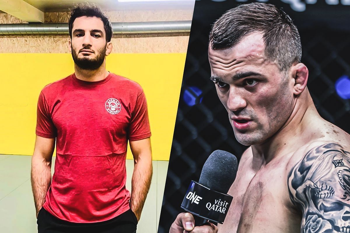 (From left) Gegard Mousasi and Roberto Soldic.