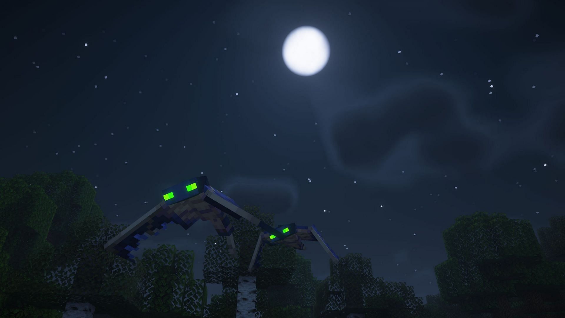 Phantoms spawn at night if you do not sleep for three in-game days (Image via Mojang Studios)