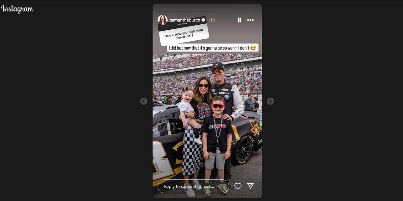 Source: @samanthabusch on Instagram