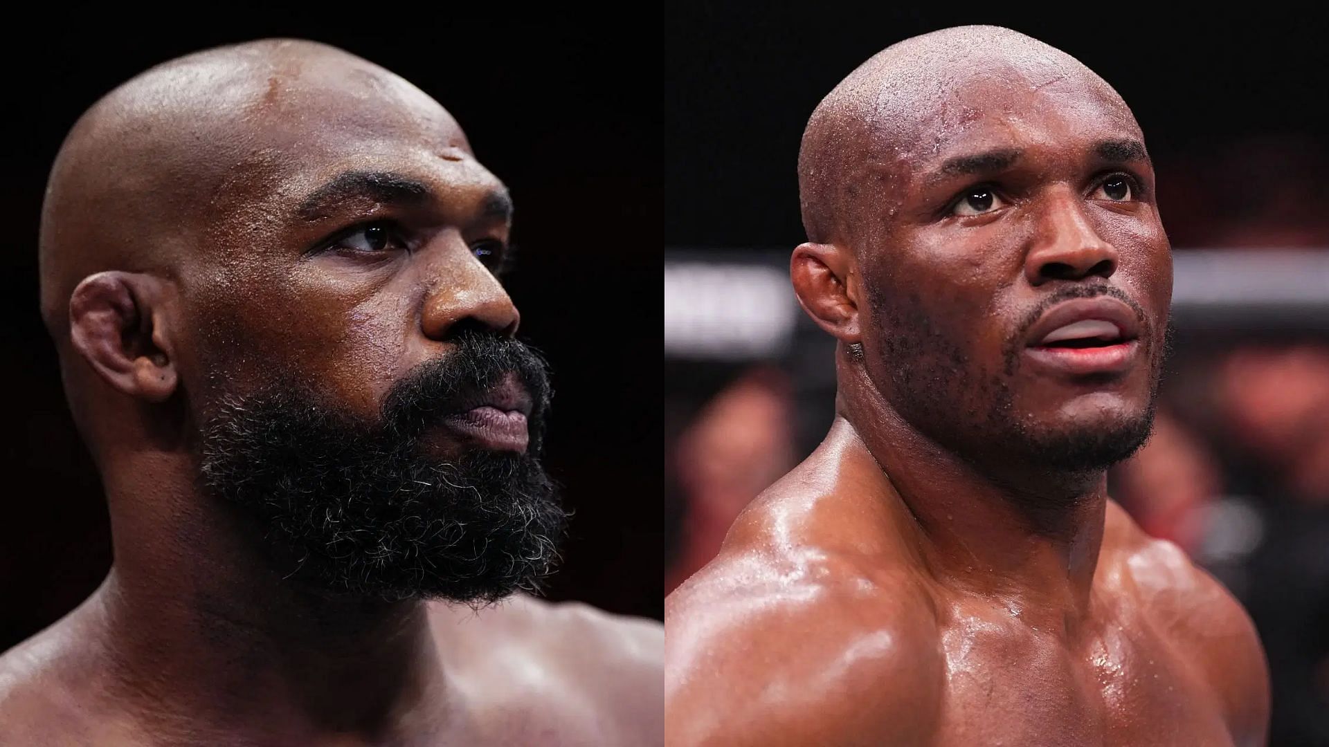 Jon Jones (left) introduced Kamaru Usman (right) to MMA.  [Image courtesy: Getty Images]