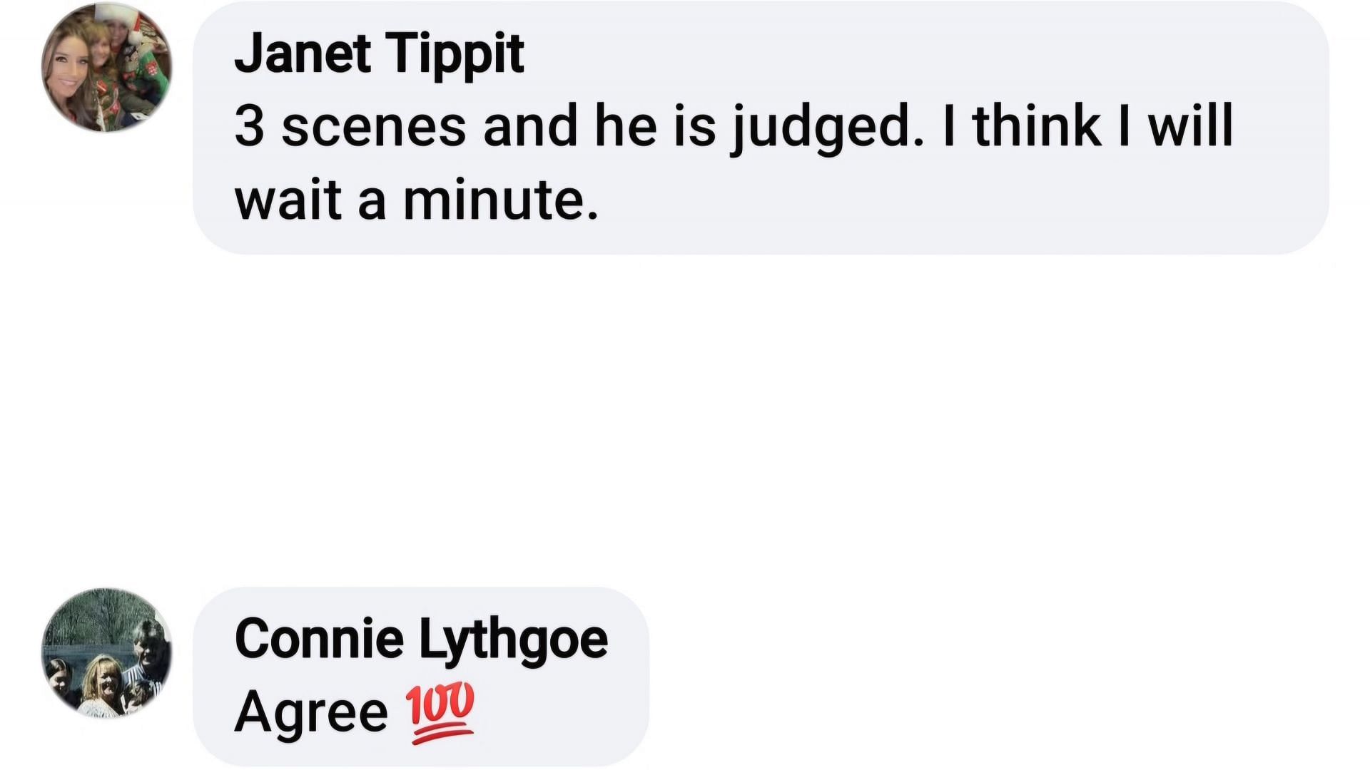 Other fans agreeing that the role needed some time and the actor might surprise fans with his performance (via Elizabeth Bairami / Facebook)