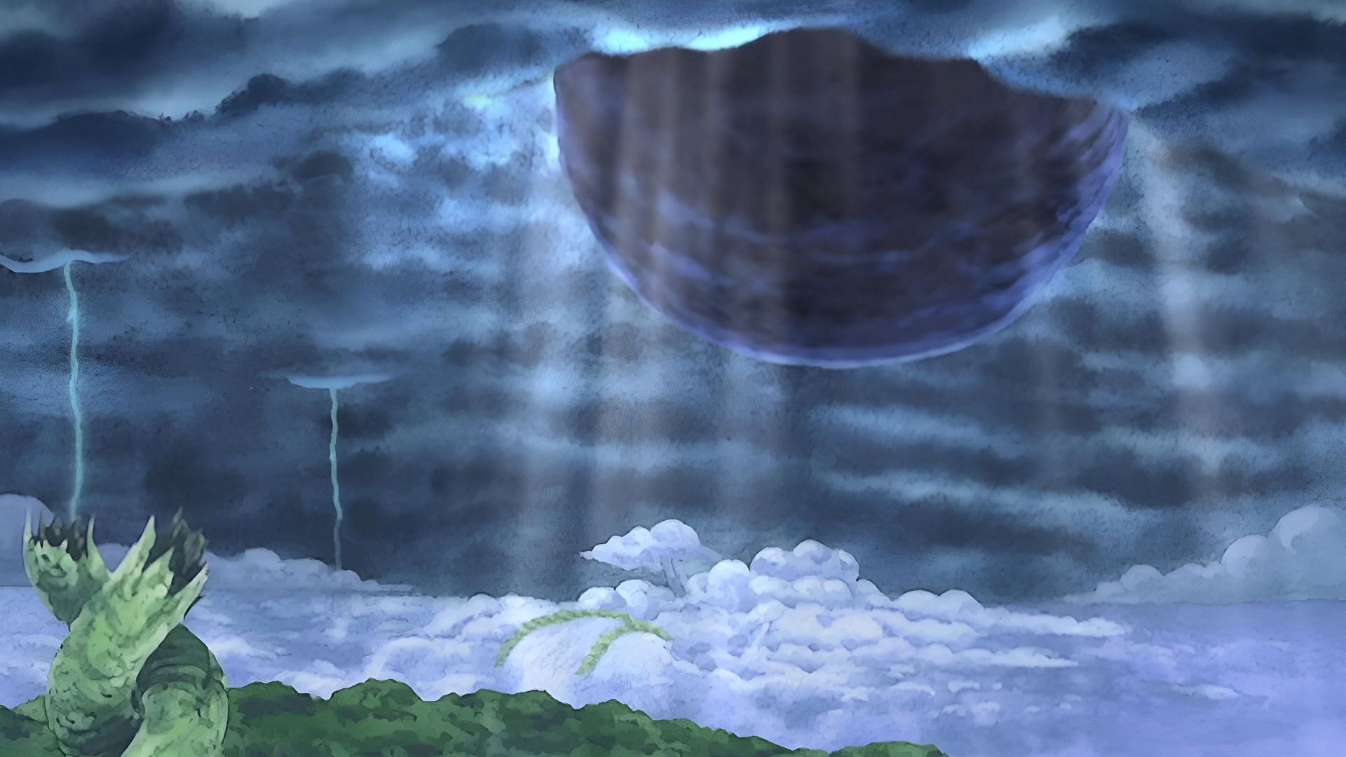 Enel&#039;s Raigo as seen in the anime (Image via Toei Animation)