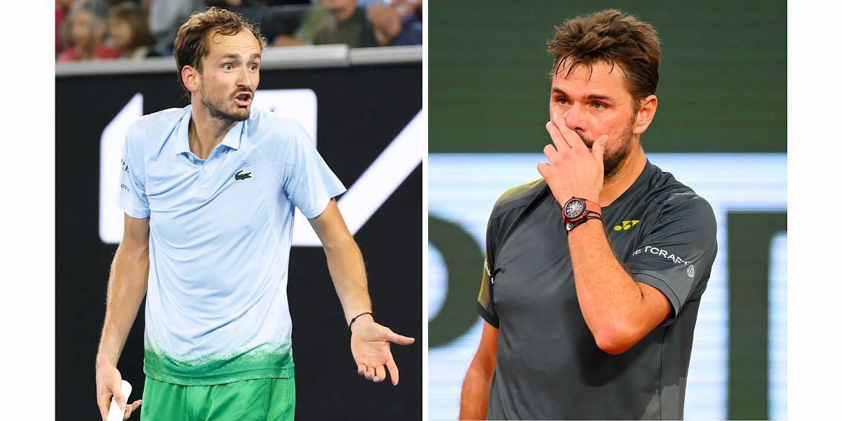 Daniil Medvedev (L) and Stan Wawrinka (R) (Image Source: Getty)