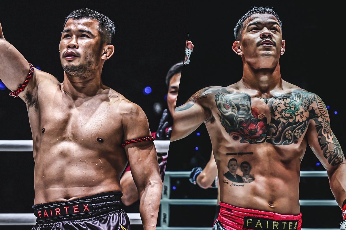 Nong-O Hama and Kongthoranee Sor Sommai - Photo by ONE Championship