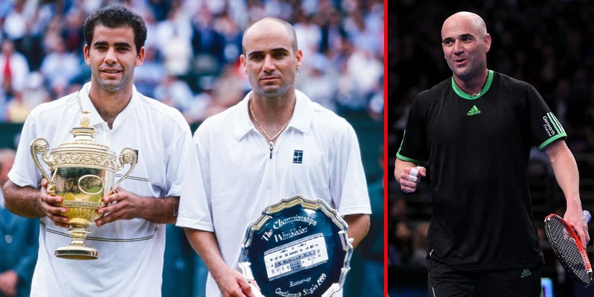 Pete Sampras and Andre Agassi (Source: Getty)