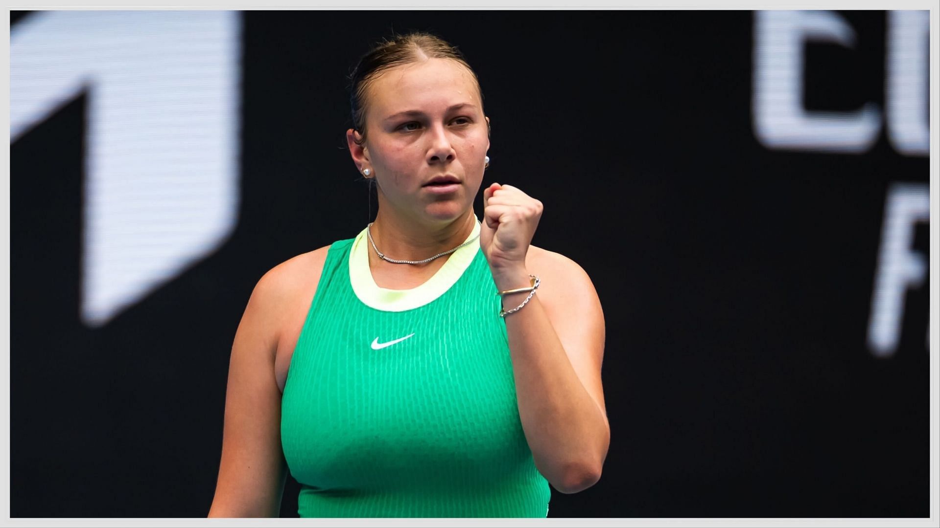 Amanda Anisimova makes her feelings known after Dubai loss, (Source: Getty Images)