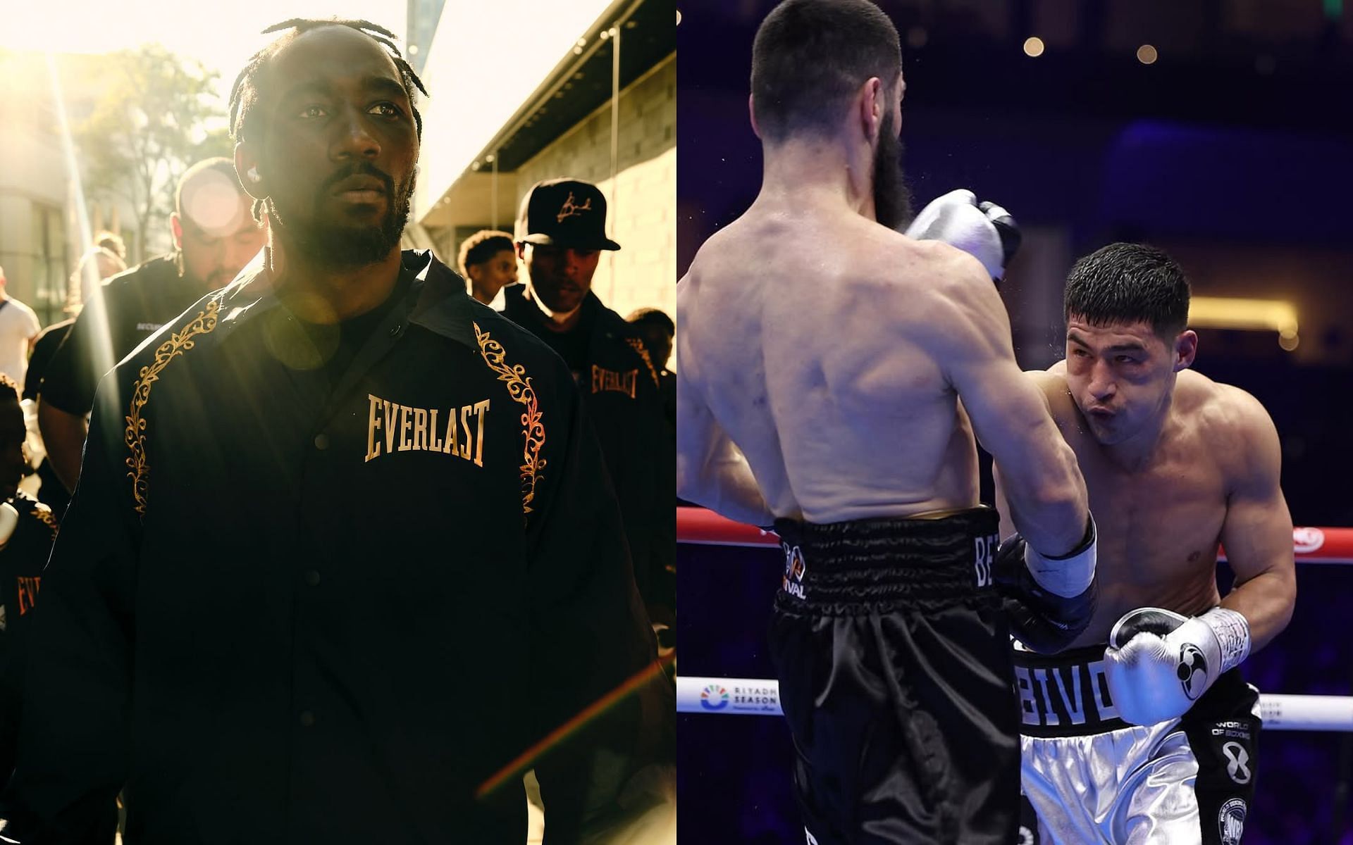 Terence Crawford (left) was impressed with Dmitry Bivol