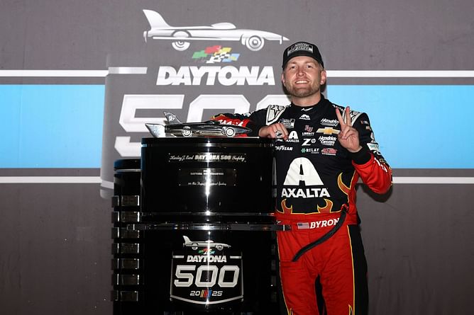 “It was good timing for sure”: William Byron looks back on final lap of his second Daytona 500 win