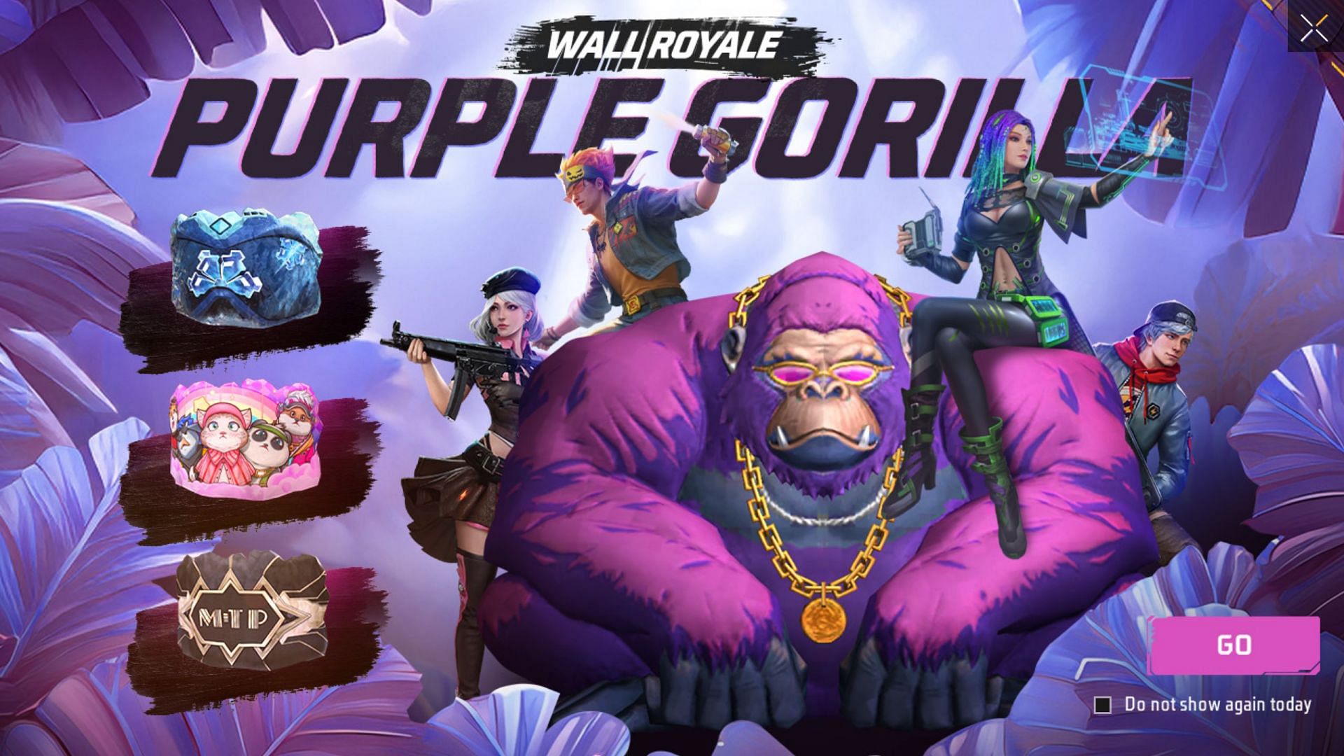 Free Fire Wall Royale gives the opportunity to acquire unique skins (Image via Garena)