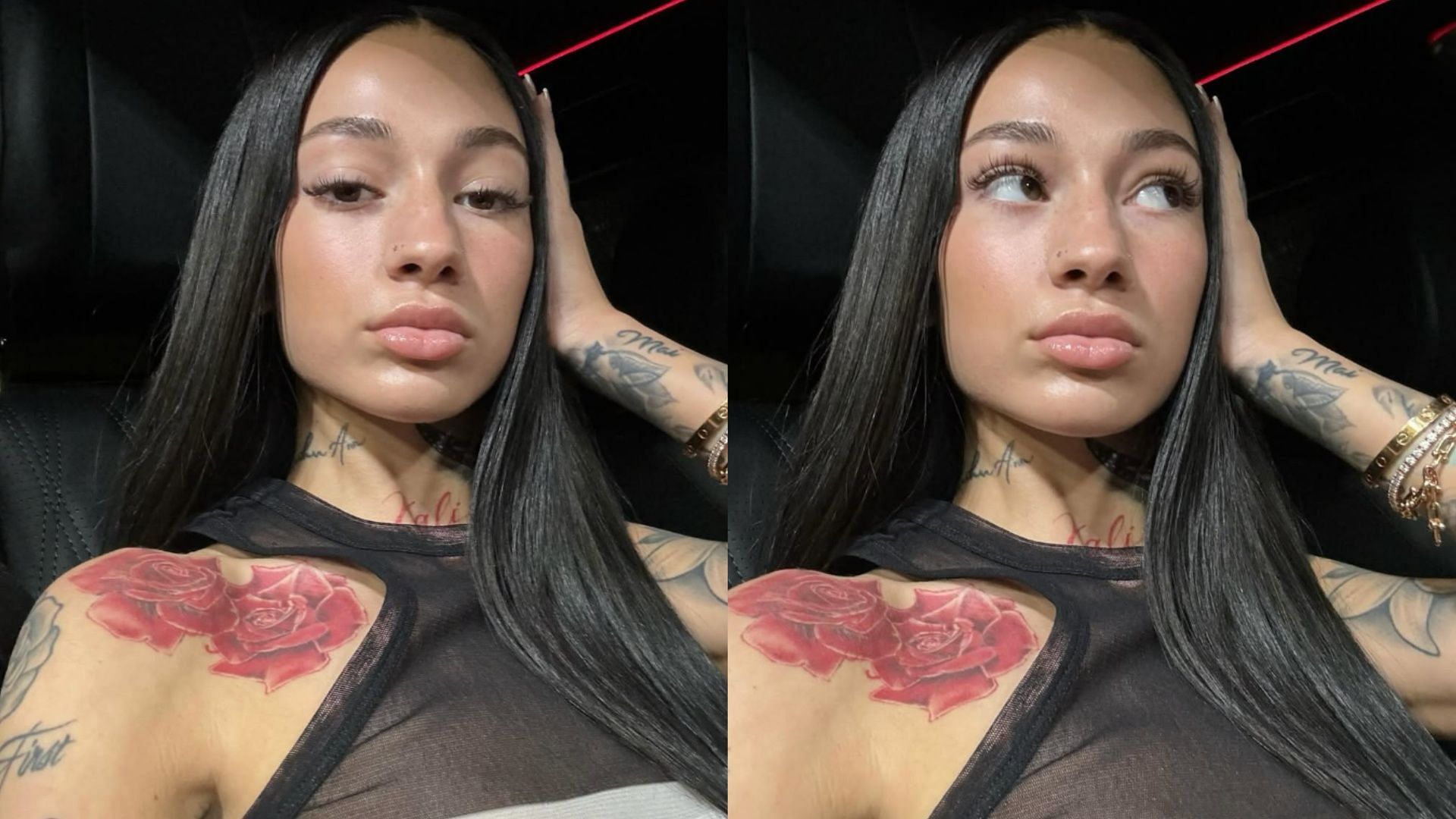 Bhad Bhabie alleges her mother made racist remarks about her late friend (Image via bhadbhabie/Instagram)