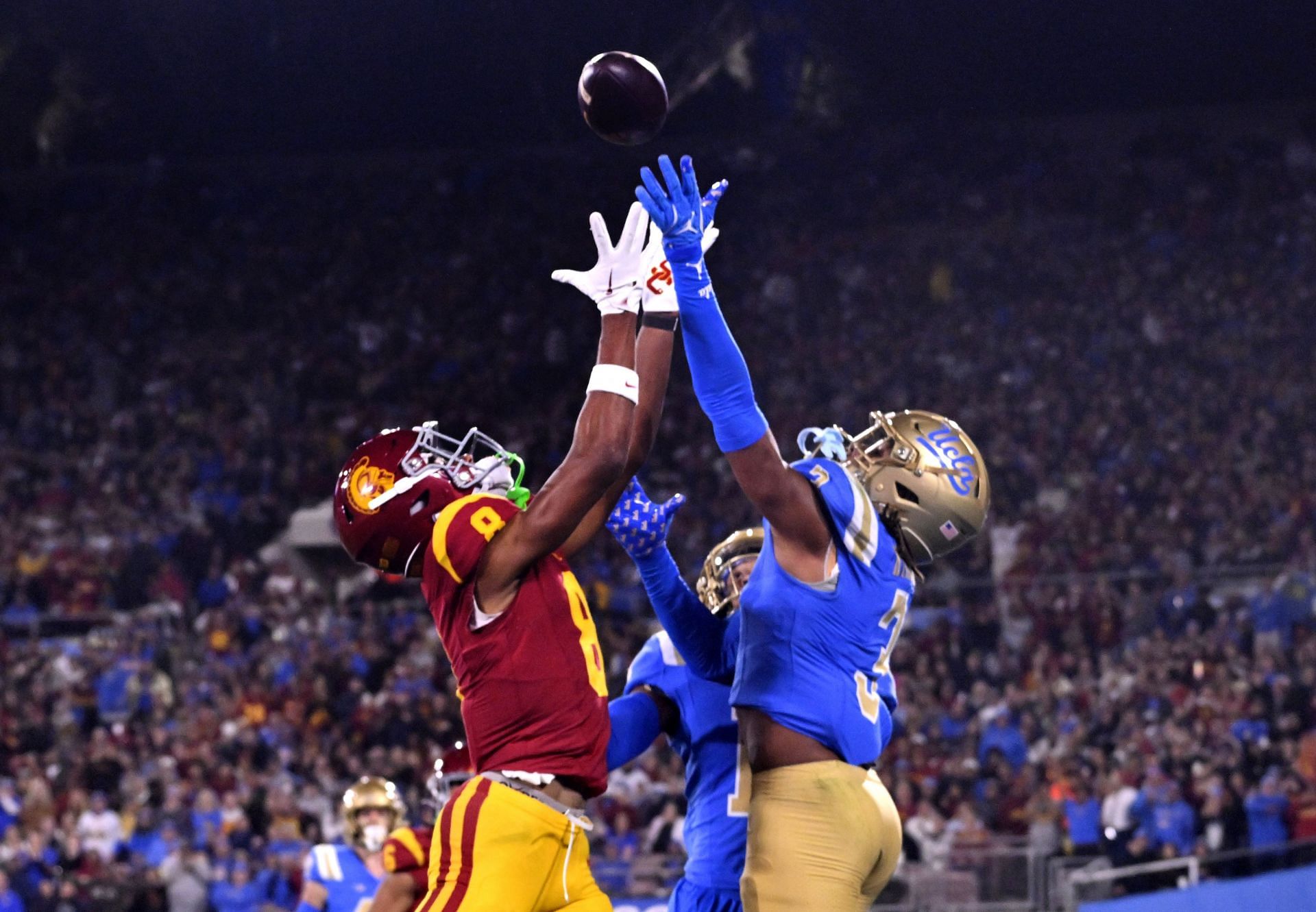 USC Trojans vs UCLA Bruins NCAA Football. - Source: Getty