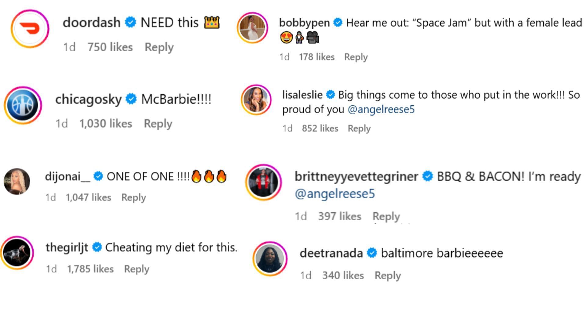 Netizens comment on the Reese x McDonald&#039;s collab (Image via Instagram/@mcdonalds)