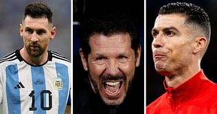 "Without a doubt" - When Diego Simeone named his pick between Cristiano Ronaldo and Lionel Messi