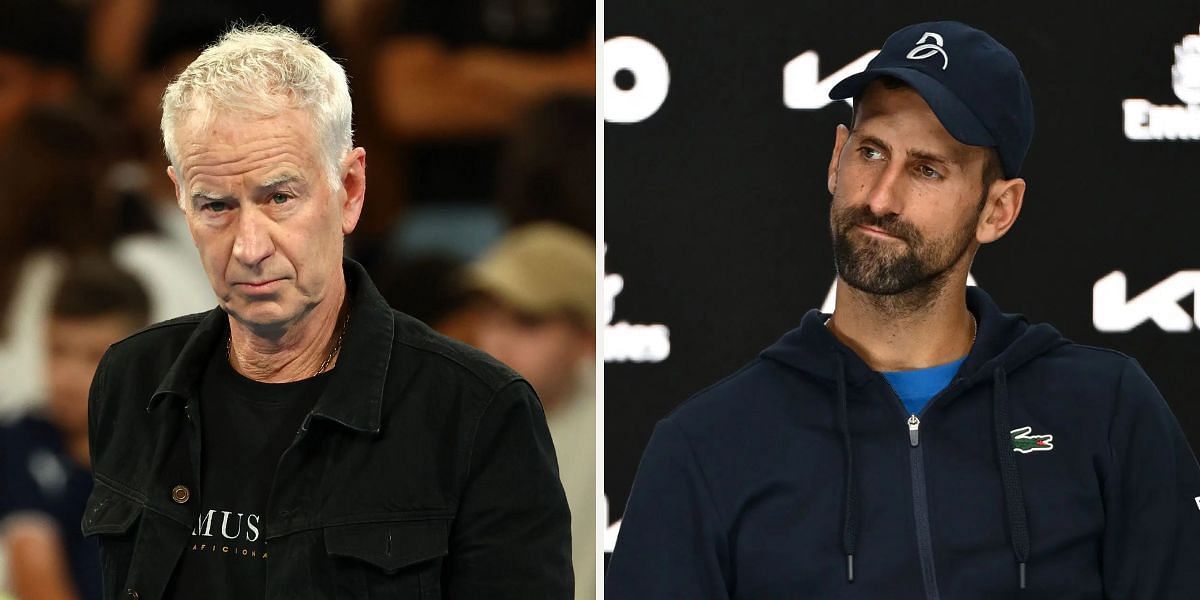 John McEnroe draws the ire of tennis fans on social media after Novak Djokovic revelation (Source: Getty Images)