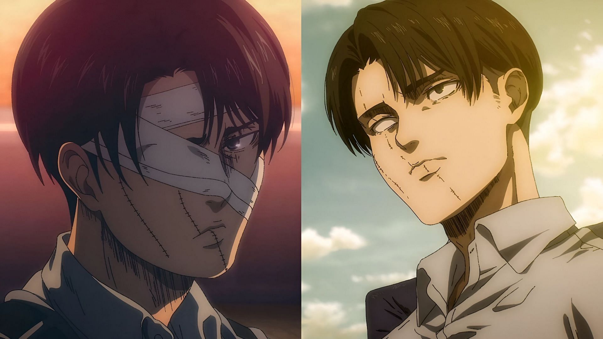 One of the anime characters with scars, Levi Ackerman (Image via MAPPA)