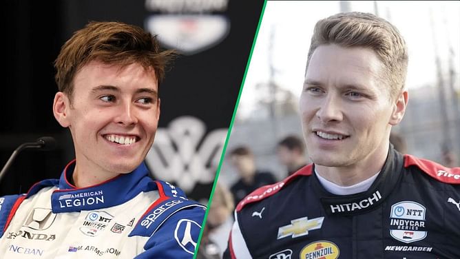 Marcus Armstrong takes a dig at Josef Newgarden with hilarious impersonation of the 2x Indy 500 winner