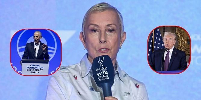 Martina Navratilova salutes Barack Obama’s statement on tragic Washington plane crash after slamming Donald Trump's 'vile' response