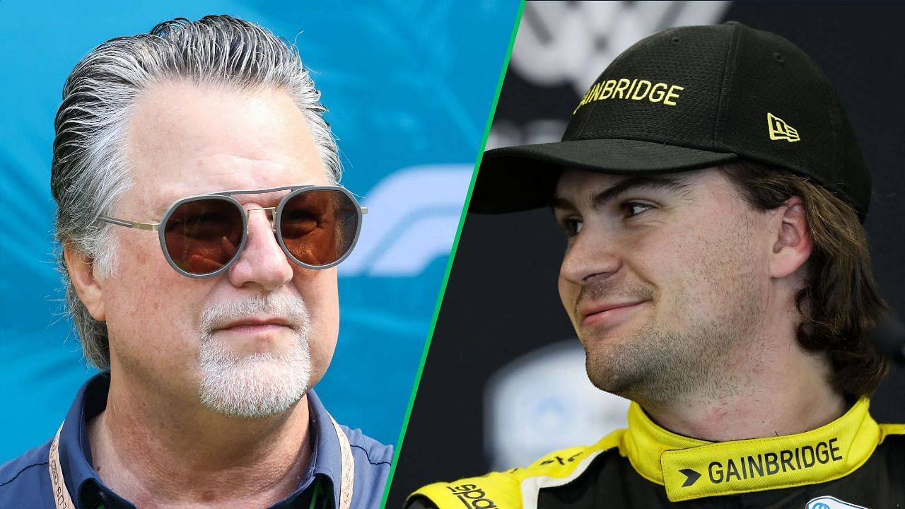 Michael Andretti and IndyCar driver Colton Herta | Image via Getty