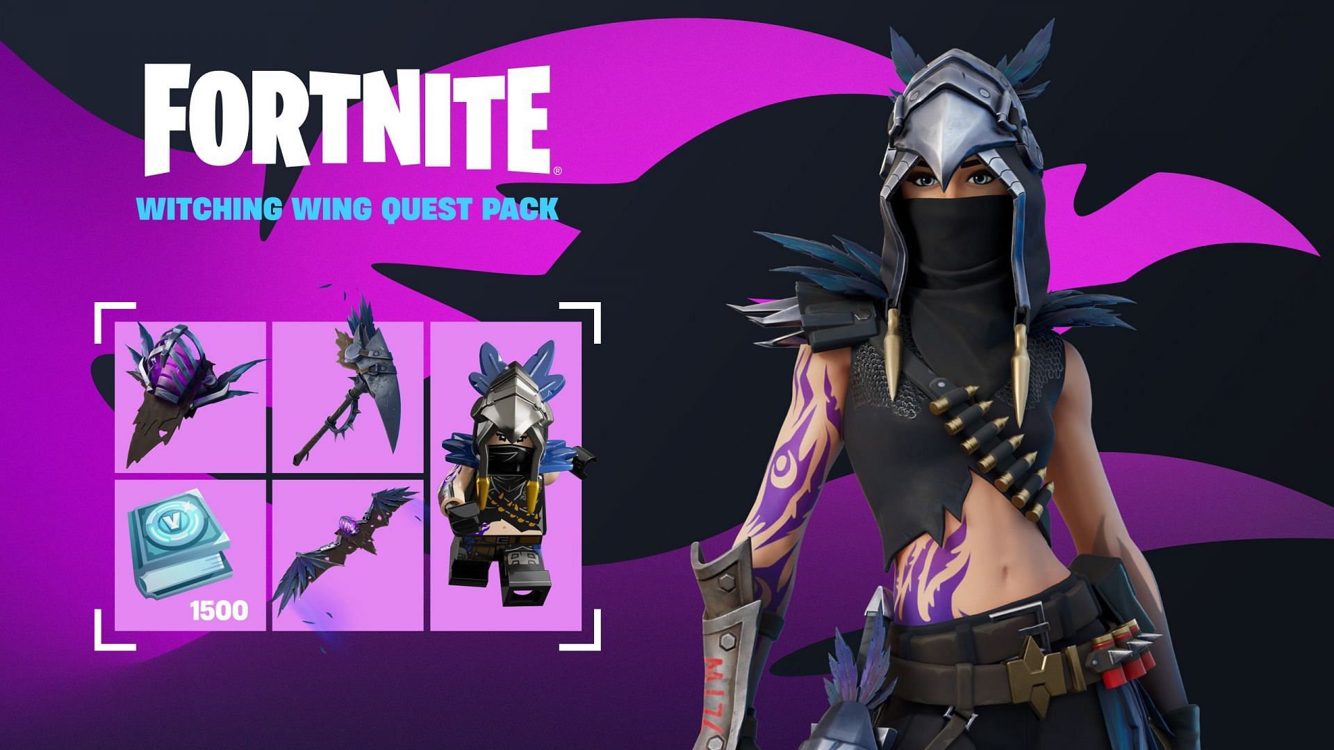 The Witching Wing Quest Pack is now in Fortnite (Image via Epic Games)