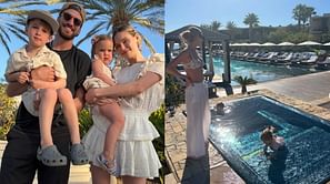 Predators' captain Roman Josi and wife Ellie enjoy much-needed family vacation in luxurious getaway