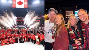 Connor McDavid drops adorable snap with wife Lauren Kyle after 4 Nations final victory