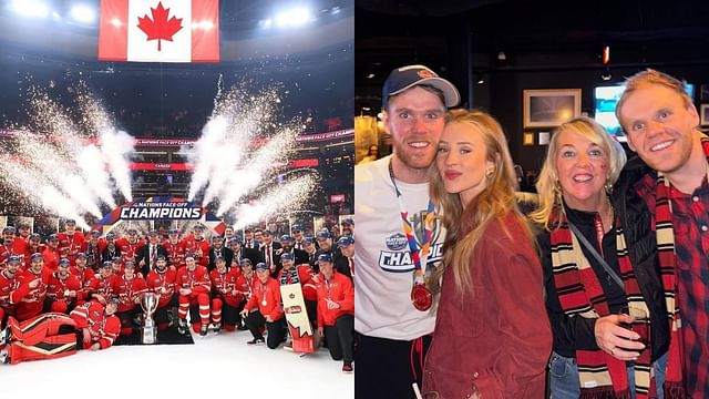 Connor McDavid drops adorable snap with wife Lauren Kyle after 4 Nations final victory 