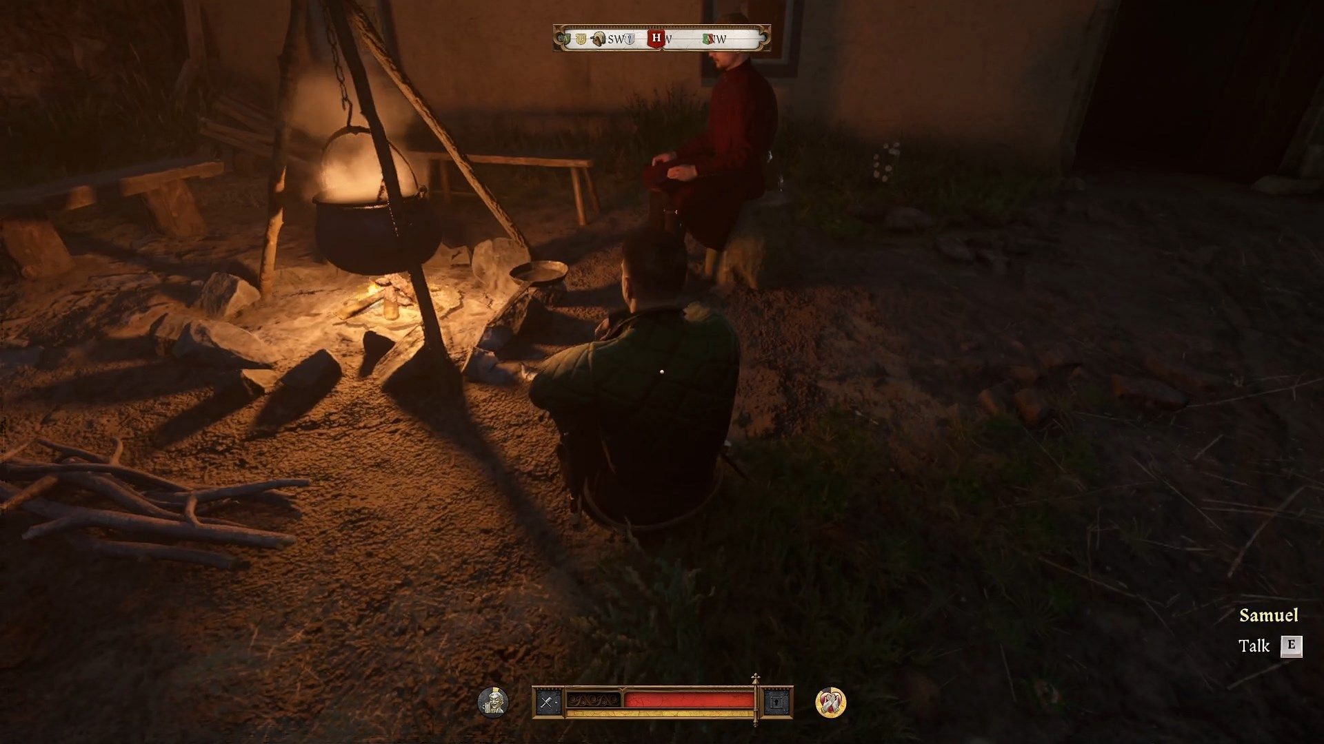 Interact with Samuel at the Jewish Quarter (Image via Deep Silver)