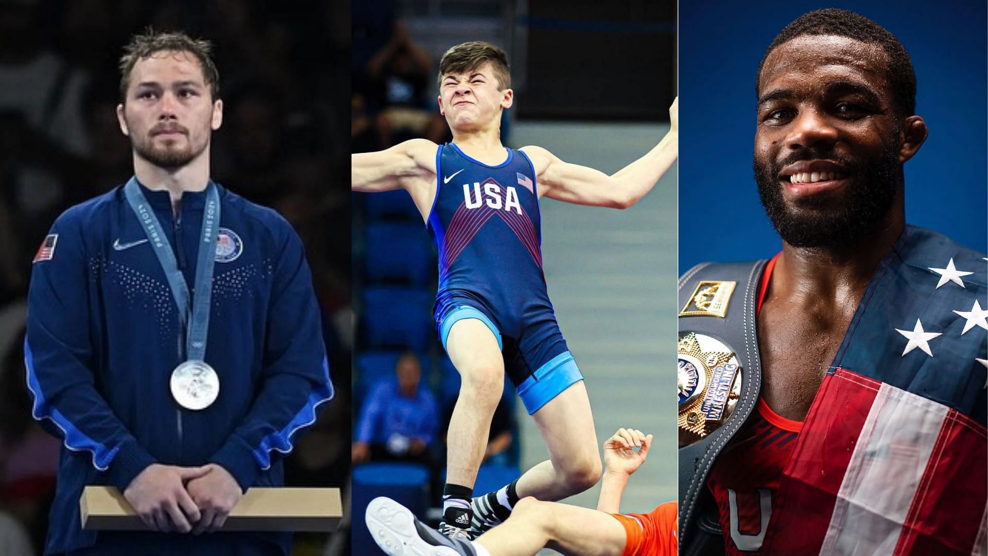 Spencer Lee, Bo Bassett, Jordan Burroughs/ Source: Instagram