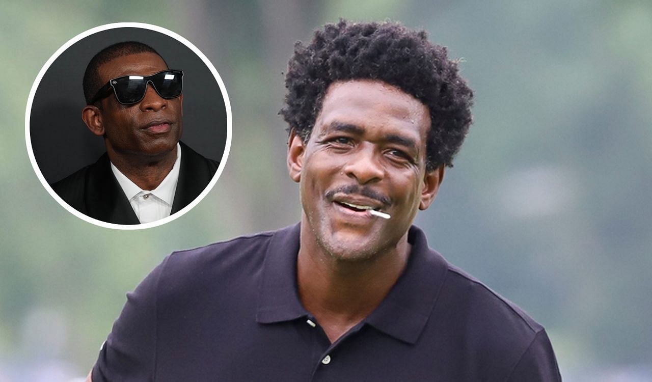 NFL legend Deion Sanders aka Coach Prime and former NBA star Chris Webber go back-and-forth over best fisherman title (Image credit: Imagn)