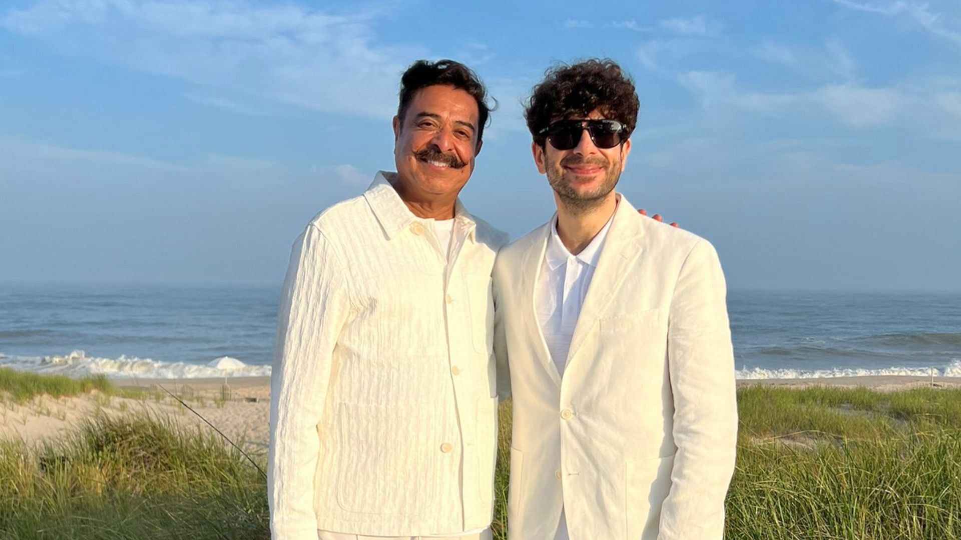 AEW owners Tony &amp; Shahid Khan (Image credit: Tony Khan