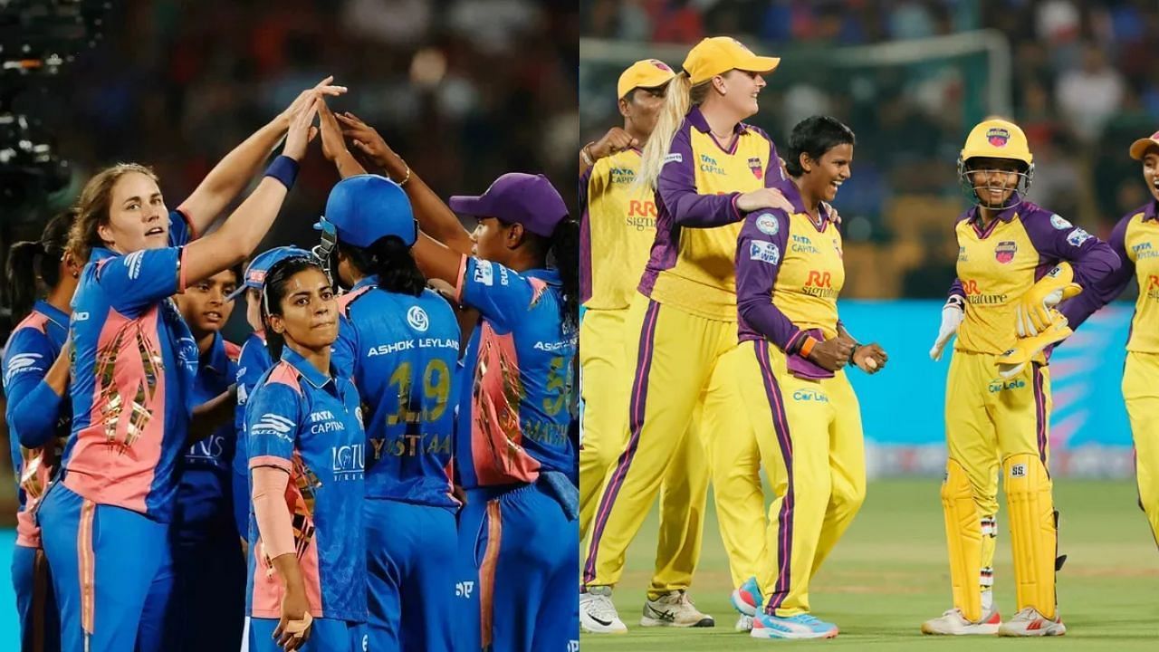 मुंबई इंडियंस और यूपी वॉरियर्स (Photo Credit: WPL)