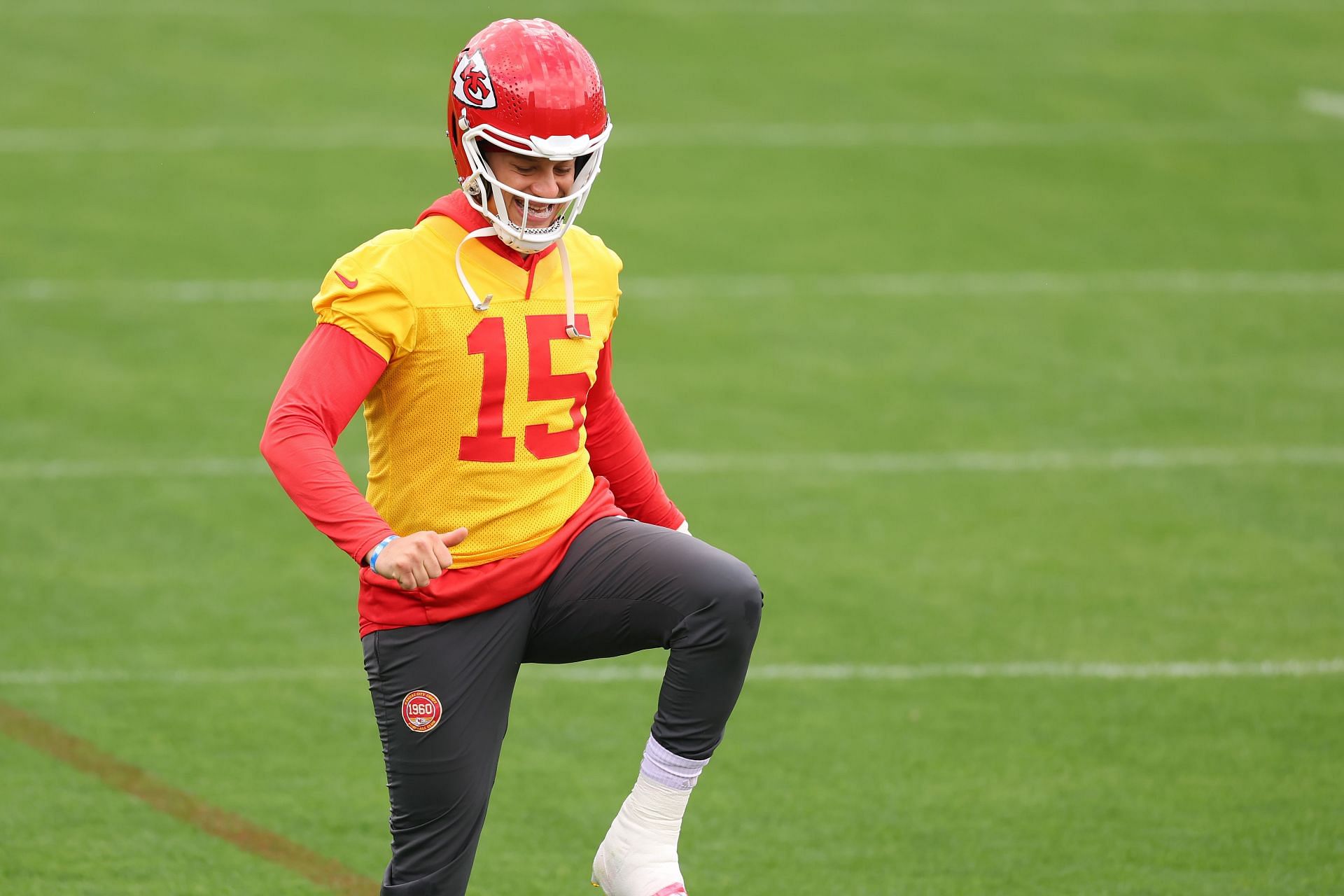 Kansas City Chiefs Media Availability &amp; Practice - Source: Getty