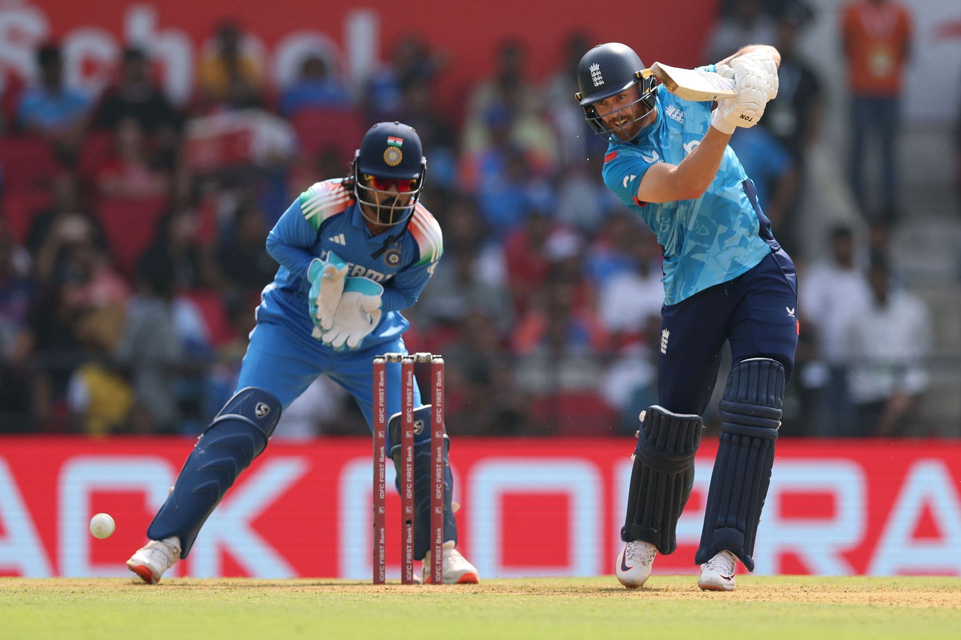 KL Rahul did a decent job behind the wickets in the first two ODIs against England. [P/C: Getty]